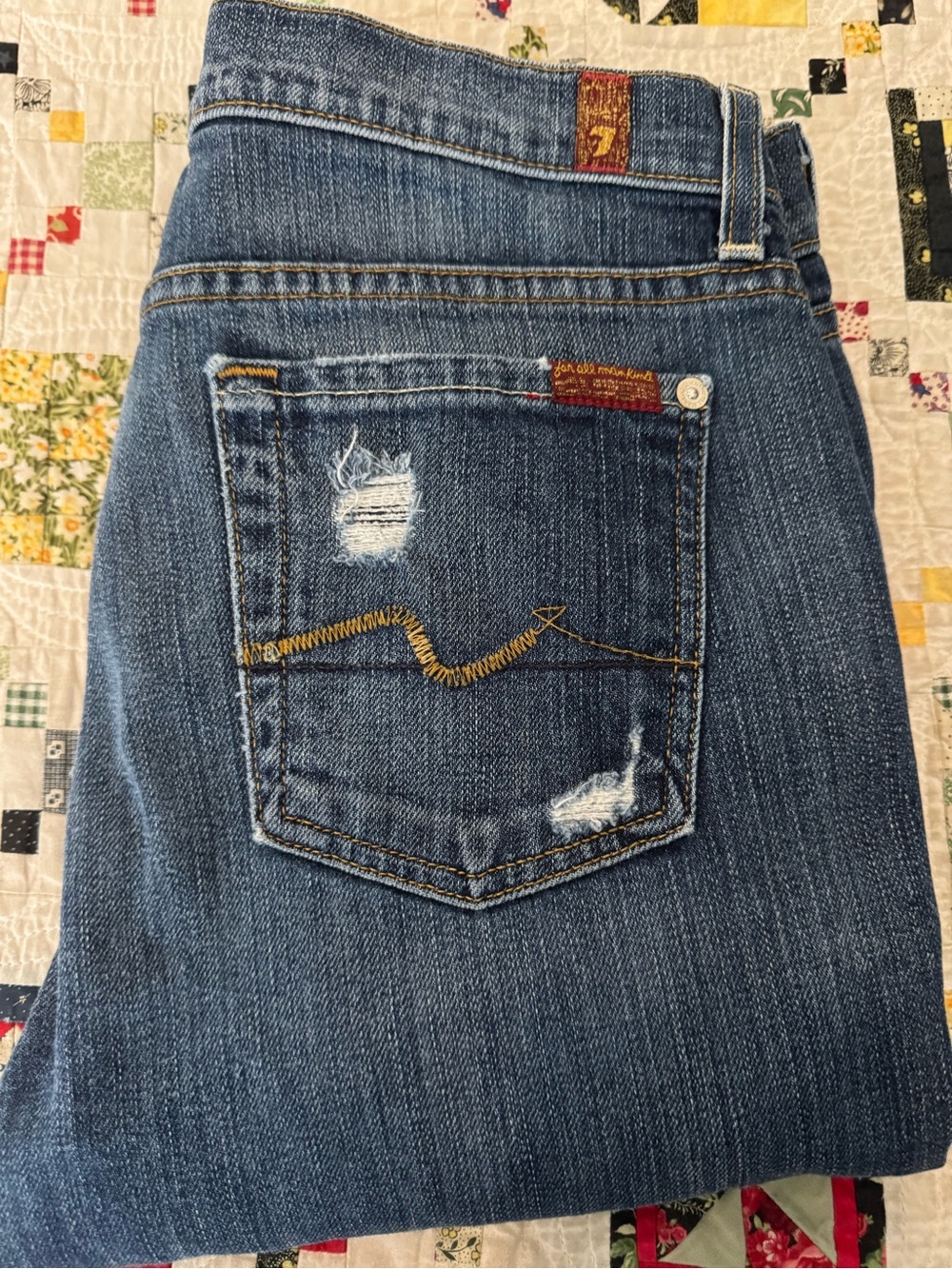 7 For All Mankind Josephina Skinny Boyfriend Jeans with Subtle Distressing